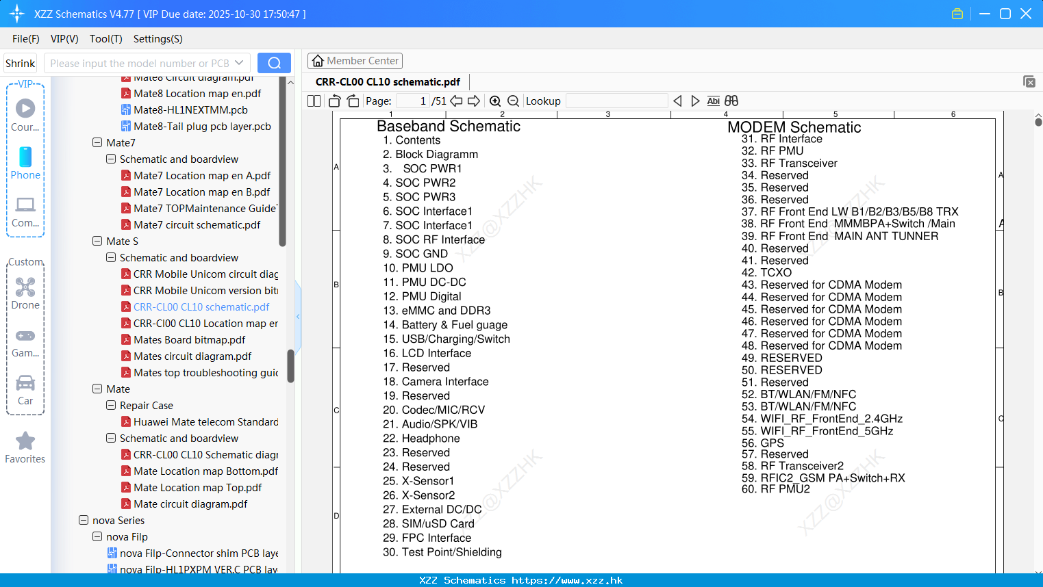 Huawei CRR-CL00 CL10 Schematic